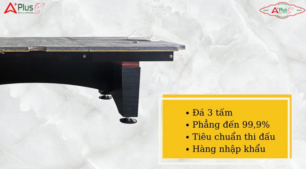 Mặt đá xanh đen tự nhiên, nhập khẩu, độ phẳng 99.99%