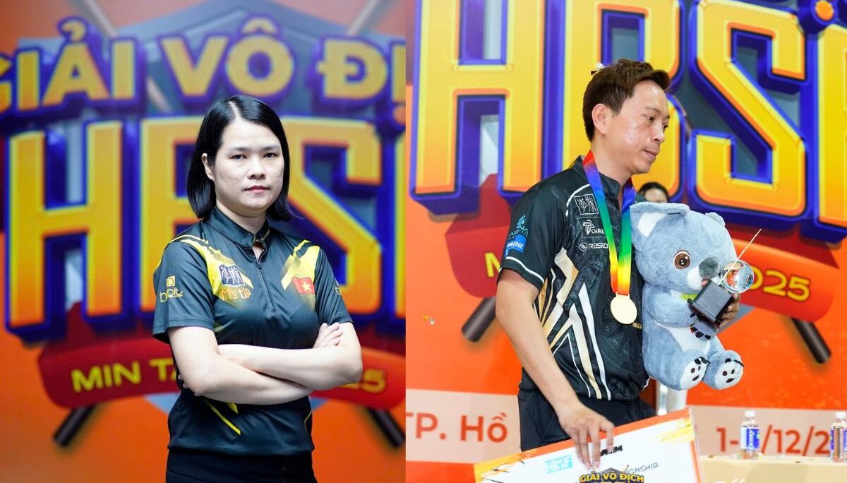 HBSF Final Min Table 2025: Dương Quốc Hoàng và Bùi Xuân Vàng Giành Chức Vô Địch