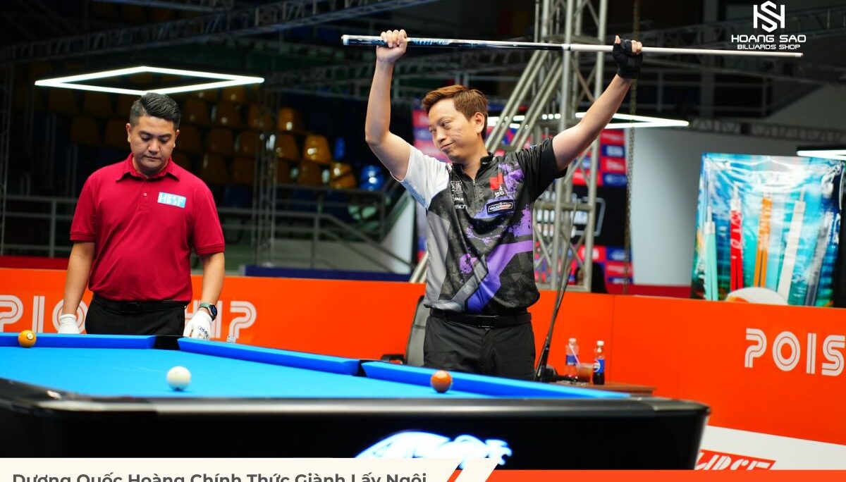 POISON 8-BALL CHAMPIONSHIP: DƯƠNG QUỐC HOÀNG LÊN NGÔI VÔ ĐỊCH