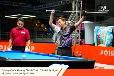 POISON 8-BALL CHAMPIONSHIP: DƯƠNG QUỐC HOÀNG LÊN NGÔI VÔ ĐỊCH